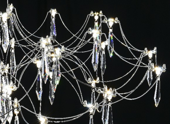 Подвесная люстра с пультом управления Myfar Ersilia MR2661-60P-76AP