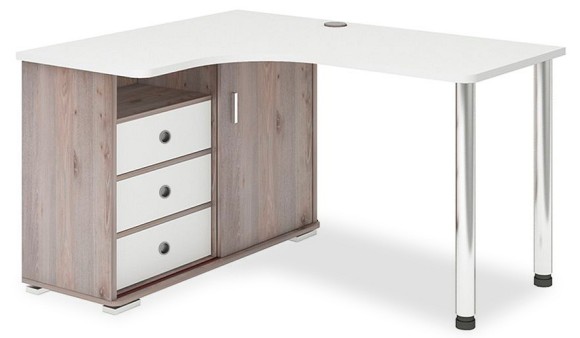 Стол письменный Домино СР-145СМ MER_SR-145SM-NBEBE-LEV