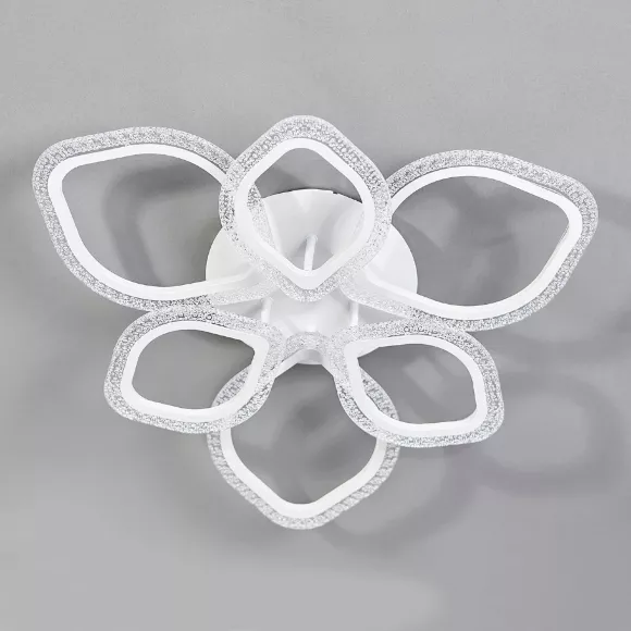 Потолочная светодиодная люстра Escada Bubble 10251/6LED, Белый, От теплого до холодного, Металл, вид сверху