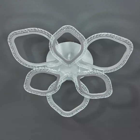 Потолочная светодиодная люстра Escada Bubble 10251/6LED, декоративные элементы крупным планом