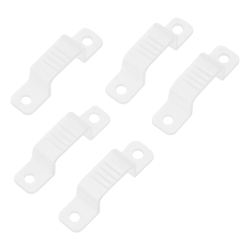 Клипса фиксирующая для светодиодной ленты SMD/COB 220В комплект 10 шт WOLTA MC10-SMD/COB-220V