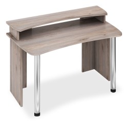 Стол компьютерный Домино Лайт СКЛ-Софт140+НКИЛ140 MER_SKL-Soft140-NKIL140_N