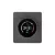 Терморегулятор ROUND Wi-Fi с/у титан KRANZ KR-78-0728-2