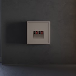 Накладка для розетки акустической 4-местной Voltum S70 (капучино) VLS001514