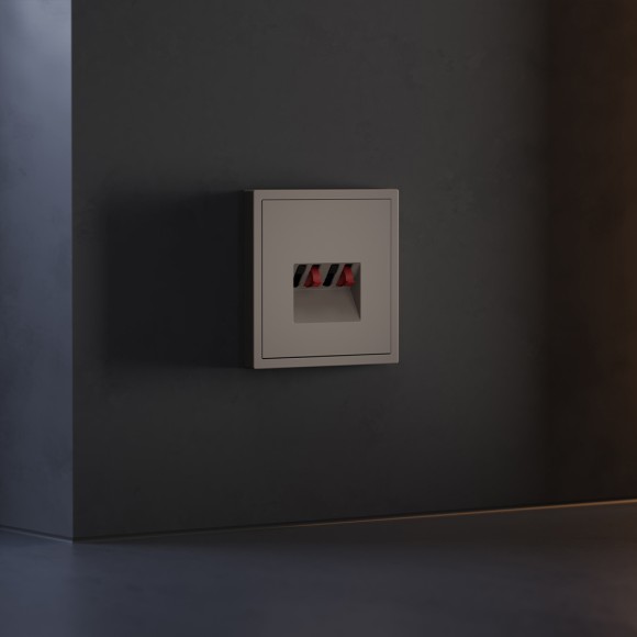 Накладка для розетки акустической 4-местной  Voltum S70 (капучино) VLS001514