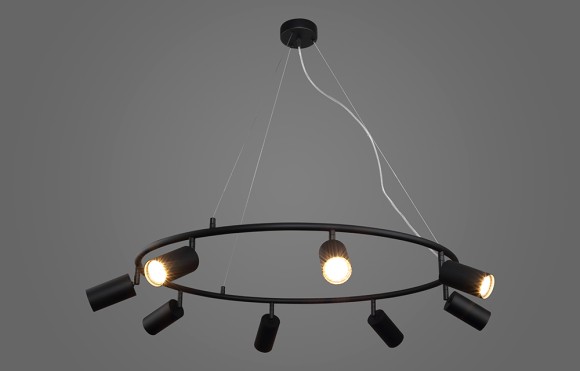 Подвесной светильник Crystal Lux RIVO SP8 BL