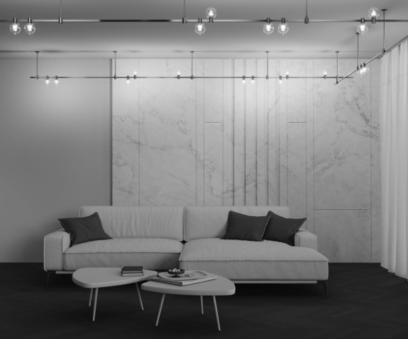 Трековый магнитный светильник Maytoni Bubble TR148-1-3W3K-PT