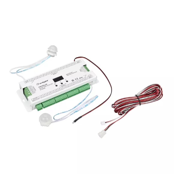 Контроллер лестничный Arlight Smart-Step-32-2S-SUF (5-24V, 32x1A, SPI) 033122 Контроллер лестничный Arlight Smart-Step-32-2S-SUF (5-24V, 32x1A, SPI) 033122