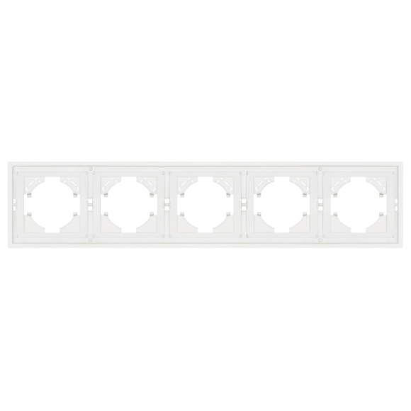 Рамка пластиковая на 5 постов Arlight FRM-TENDO-SFPL-5-WH 054660