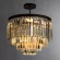 Потолочная люстра Divinare Nova 3001/01 PL-9, Черный, Прозрачный, Металл, крупный план