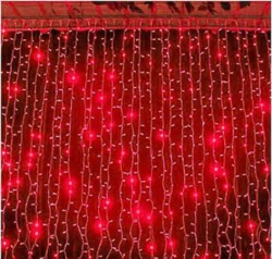 Светодиодная гирлянда (UL-00001357) Uniel занавес 220V красный ULD-C2030-240/TWK RED IP67