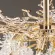 Люстра на штанге Freya Mineral FR1010CL-08G, Арт-деко, Золото