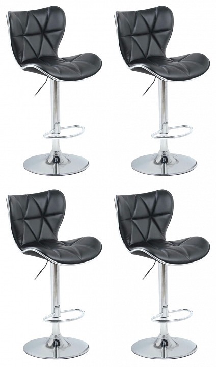 Набор из 4 стульев барных Serenity Echo HSBI_B002_black_4