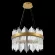 Подвесная люстра Natali Kovaltseva Tempio LED LAMPS 81260, Золото, Прозрачный, От теплого до холодного, декоративные элементы крупным планом