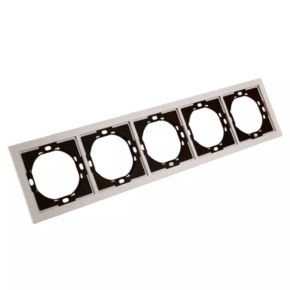 Рамка 5-местная Stekker Мия PFR00-3005-08 пудровый жемчуг 50490, Бежевый, Пластик, Россия Рамка 5-местная Stekker Мия PFR00-3005-08 пудровый жемчуг 50490, Бежевый, Пластик, Россия