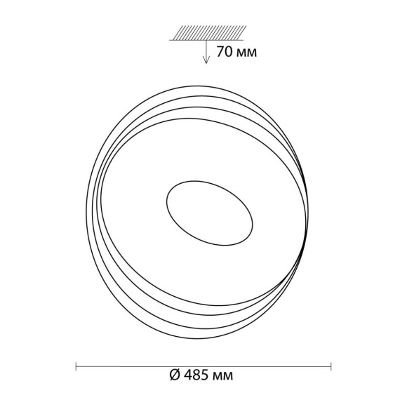 Потолочный светильник Sonex SEKA 3027/EL