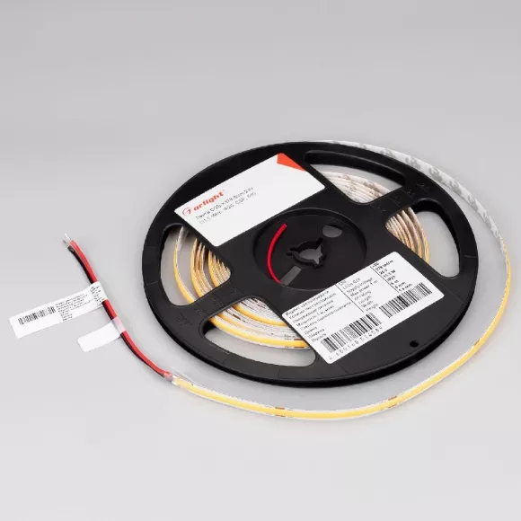 Светодиодная лента Arlight COB-X378-8mm 24V Day4000 (11 W/m, IP20, 5m) 031884(3), Нейтральный белый, Россия Светодиодная лента Arlight COB-X378-8mm 24V Day4000 (11 W/m, IP20, 5m) 031884(3), Нейтральный белый, Россия