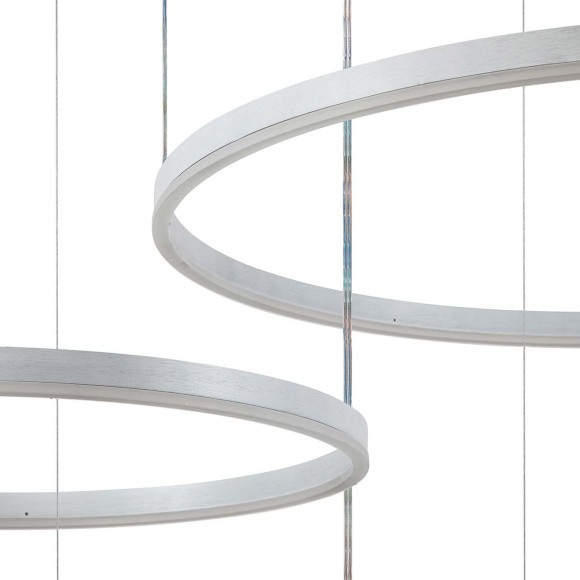 Подвесная светодиодная люстра с пультом управления Indigo Galass V000029L