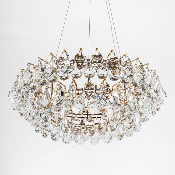 Подвесная светодиодная люстра с пультом управления Modelux ML.351.600 GD