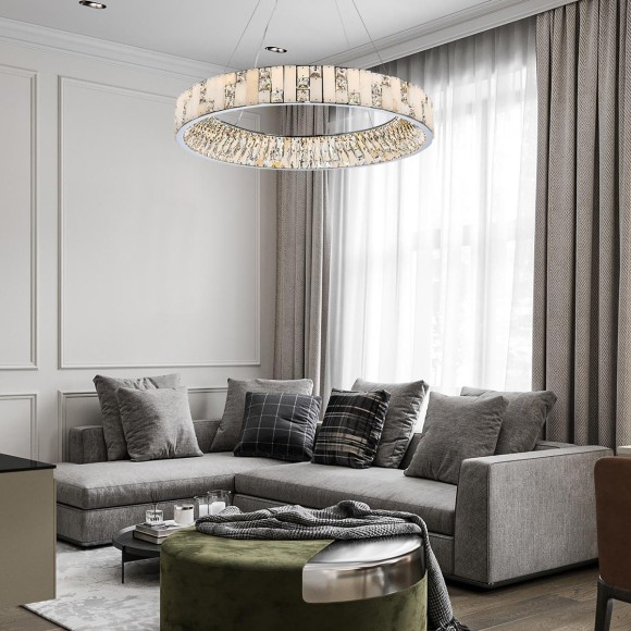 Подвесная светодиодная люстра Modelux ML.6988.800P CR