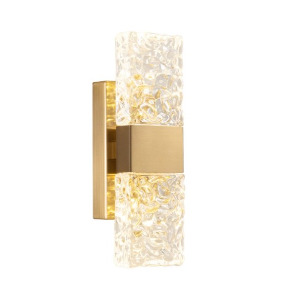 Настенный светильник DeLight Collection Wall lamp 88068W gold/clear