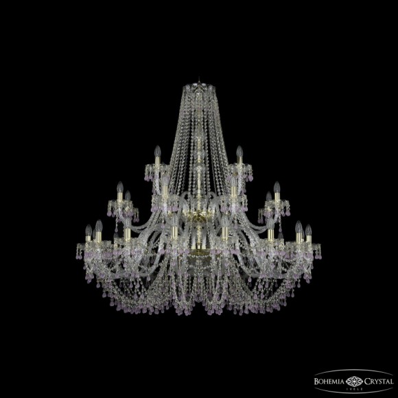 Подвесная люстра Bohemia Ivele Crystal 1410/16+8+4/460/2d G V7010