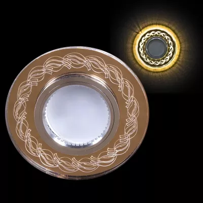Встраиваемый светильник Reluce 00923-9.0-001CN MR16+LED3W FGD