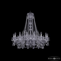 Подвесная люстра Bohemia Ivele Crystal 1411/16/360/h-95 Ni
