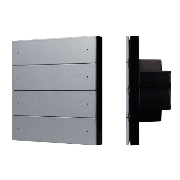 Кнопочная панель Arlight SMART DALI-301-22-8K-D2-IN Grey (BUS, Frameless) (IARL, IP20 Пластик) 059053