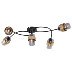 Потолочная люстра Escada Hurricane 1139/5P Black/Gold