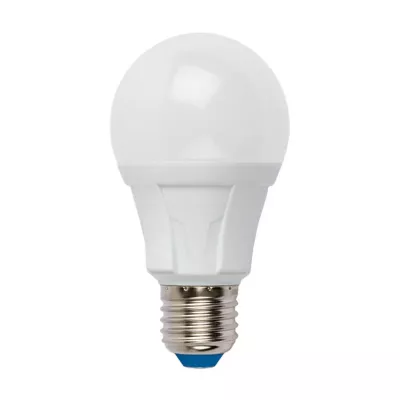 Лампа светодиодная диммируемая (UL-00004290) Uniel E27 12W 3000K матовая LED-A60 12W/3000K/E27/FR/DIM PLP01WH