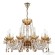 Подвесная люстра Bohemia Ivele Crystal 5402/10/240 G Amber/M-1H K721