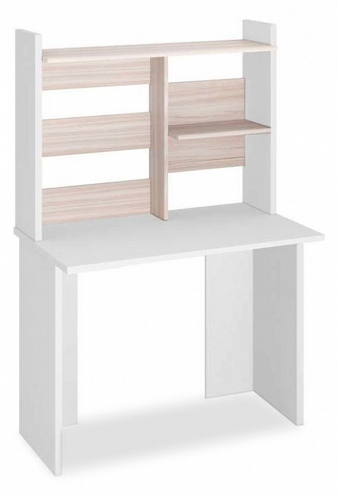 Стол компьютерный Домино Lite СКЛ-Прям100(без тумбы)+НКЛ-100 БЕК MER_SKL-Pryam100_bez_tumby_NKL-100_BEK