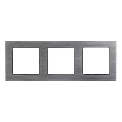 Рамка на 3 поста Arlight FRM-PRESTO-ALS-3-GR 043858