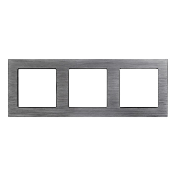 Рамка на 3 поста Arlight FRM-PRESTO-ALS-3-GR 043858