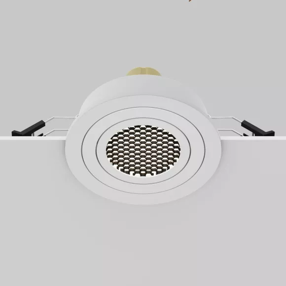 Встраиваемый светильник Maytoni Technical Atom DL023-2-01W-1(N), Современный, Белый