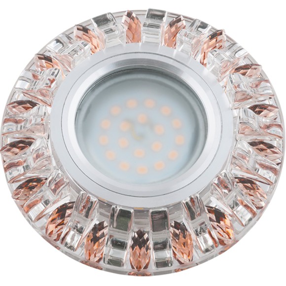 Встраиваемый светильник Fametto DLS-L121 GU5.3 CHROME/CLEAR+BRONZE UL-00000368