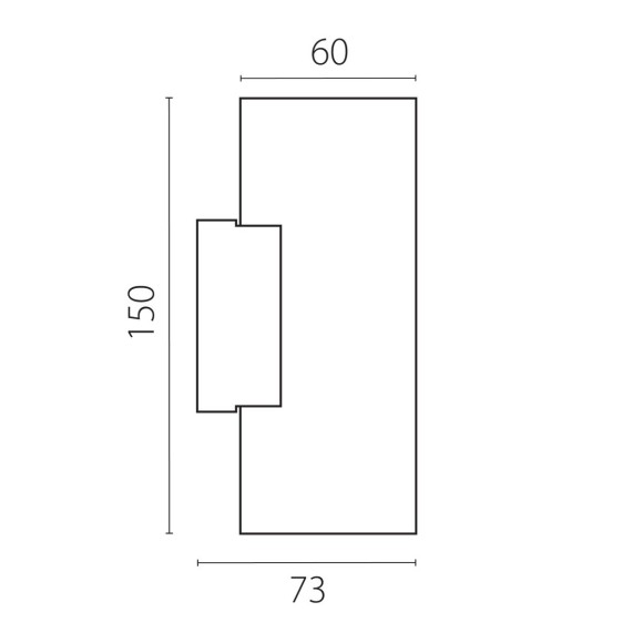 Настенный светильник Lightstar Rullo HP16 204637