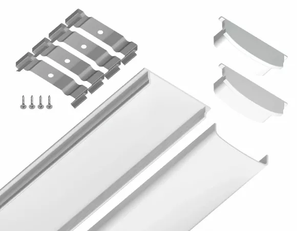 Алюминиевый накладной профиль Ambrella Light Alum Profile GP1600WH