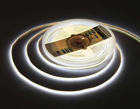Светодиодная лента Ambrella Light Illumination COB 384Led/ 7W m/ 24V IP20 6500K/ 5m*3mm*2mm (2 конт.) GS4603