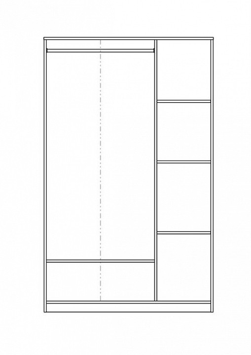 Шкаф платяной Сириус SHST_2-02-01-030-3