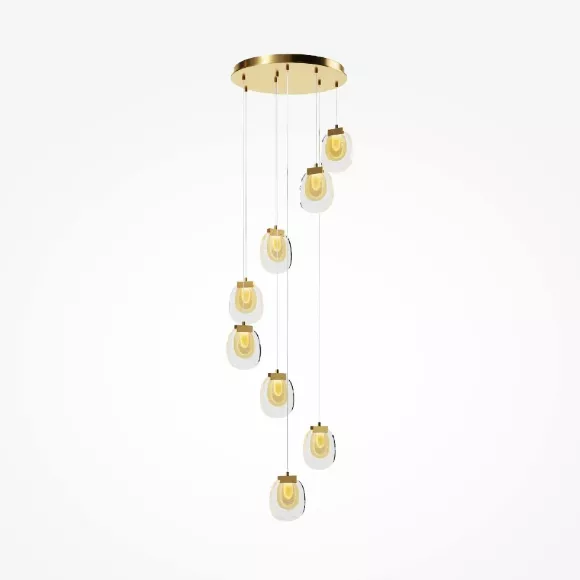 Каскадная люстра Maytoni Biology MOD367PL-L30BBSK