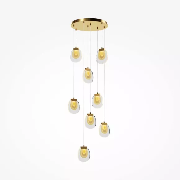 Каскадная люстра Maytoni Biology MOD367PL-L30BBSK