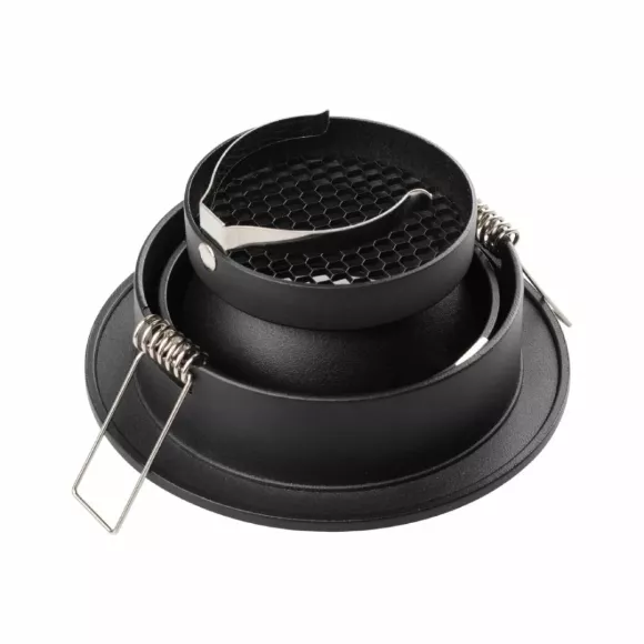 Встраиваемый светильник Novotech WIR Morus 371000, Черный, Алюминий, Современный стиль, вид сверху