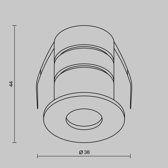 Уличный встраиваемый светильник Maytoni Cove O511DL-L2W3K