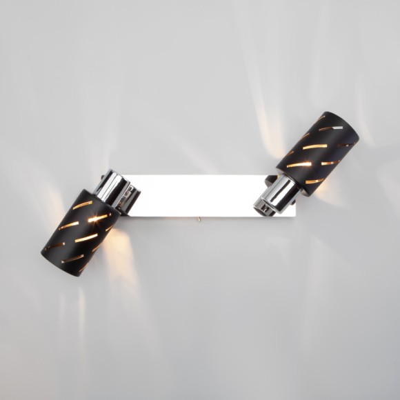 Бра Eurosvet 20090/2 черный/хром