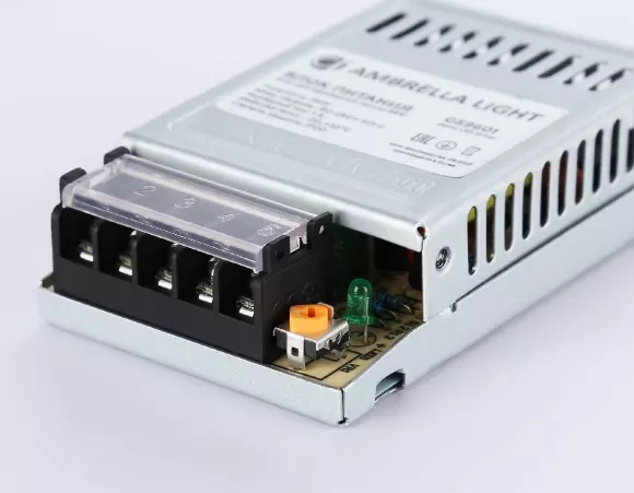Блок питания Ambrella Light LED Driver 24V 24Вт AC90-260 1A IP20 GS9601, Хром, Металл, Китай