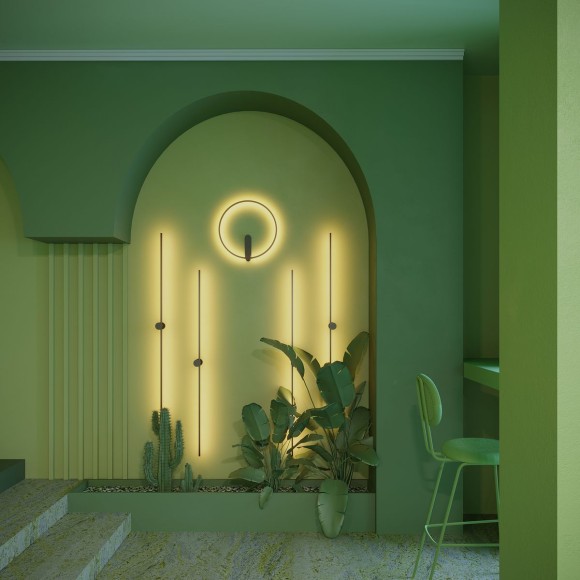 Настенный светильник Arlight SP-Vinci-M-S1200x55-12W Warm3000 036931