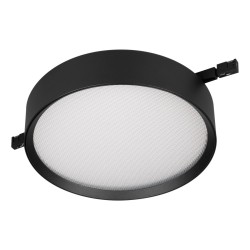Трековый магнитный светильник Arlight MAG-MICROCOSM-RONDO-R150-15W Warm3000 (BK, 90 deg, 24V) (IP20 Металл) 051777