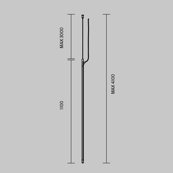 Шинопровод Maytoni Technical Busbar trunkings Arity TRX233-VL-1B